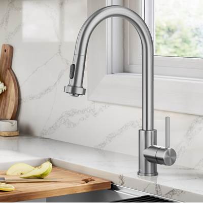 Kraus Bolden® Pull-Down Kitchen Faucet - 2-Function Single Handle in Spot Free Stainless Steel