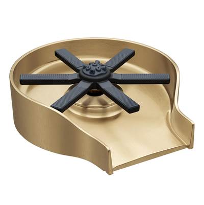 Kraus CleanMate Glass Rinser in Spot Free Brushed Brass