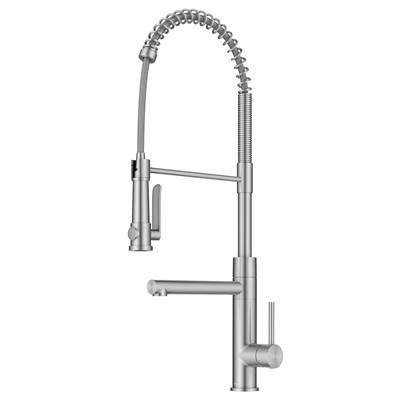 Kraus Artec Pro 2-Function Single Handle Pull Down Kitchen Faucet with Pot Filler in Spot Free Stainless Steel