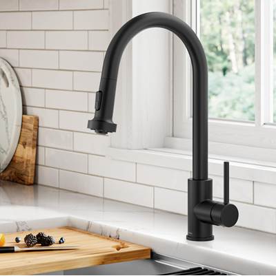 Kraus Bolden® Pull-Down Kitchen Faucet - 2-Function Single Handle in Matte Black