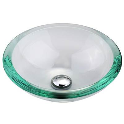 Kraus Glass Vessel Sink - 34 mm Thick in Clear