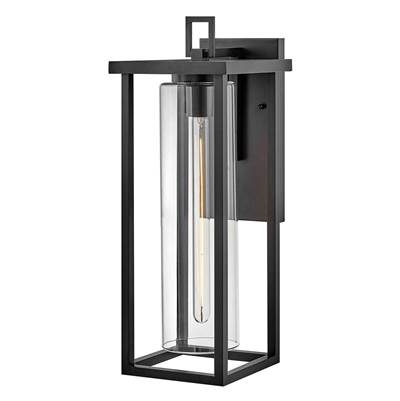Lark Mateo 1-Light Wall Mount Lantern - Large in Black