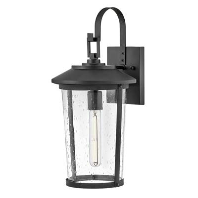 Lark Banks Wall Mount Lantern - Medium in Black