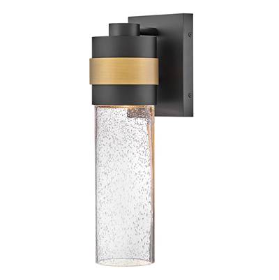 Lark Albie 1-Light Wall Mount Lantern - Medium in Black