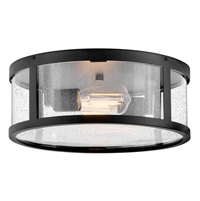 Lark Alfie Medium Flush Mount in Black