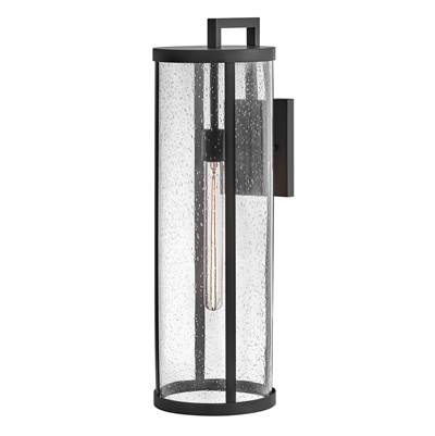 Lark Alfie Wall Mount Lantern - Large in Black