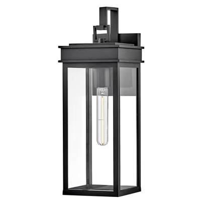 Lark Cole 1-Light Wall Mount Lantern - Medium in Black