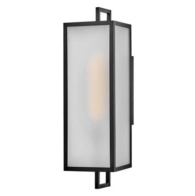 Lark Halden 1-Light Wall Mount Lantern - Large in Black