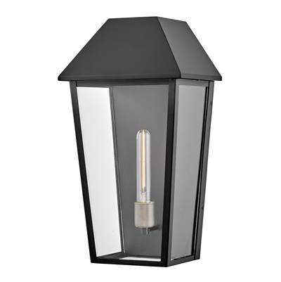 Lark Maclin 1-Light Wall Mount Lantern - Medium in Black