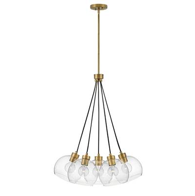 Lark Rumi Pendant - 5 Light in Lacquered Brass