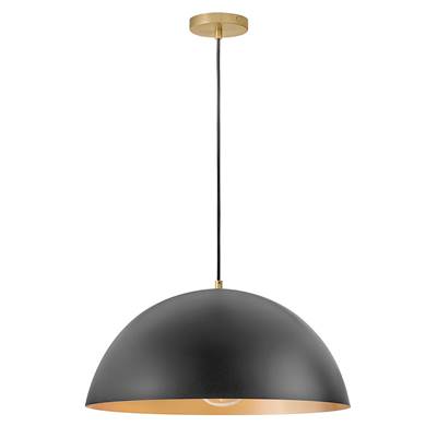 Lark Lou Pendant - Large in Black