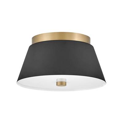 Lark Tess Small Flush Mount Light in Black
