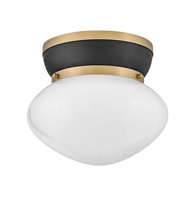 Lark Lucy Small Flush Mount Light in Black