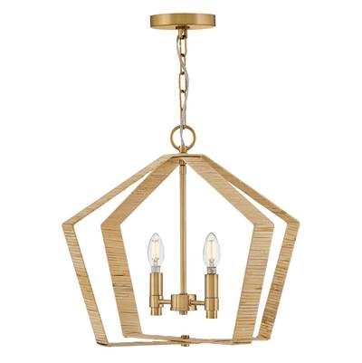Lark Sammi Pendant - Large in Lacquered Brass
