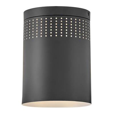 Lark Casey Small Flush Mount Light in Black