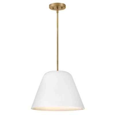 Lark Madi Pendant - Medium in Lacquered Brass