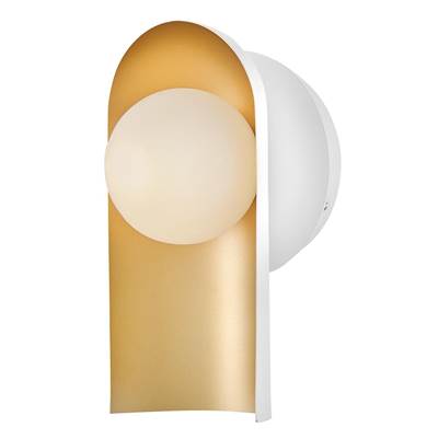 Lark Zuri Wall Sconce - Medium Single-Light in Satin Off White
