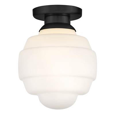 Lark Penny Small Flush Mount Light in Black