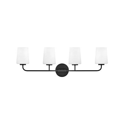 Lark Kline Four-Light Vanity in Black