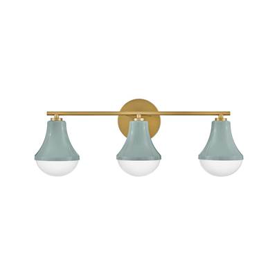Lark Haddie 3-Light Vanity in Seafoam