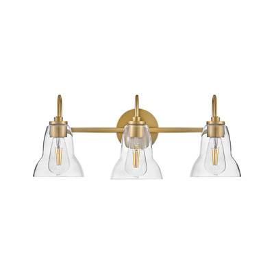 Lark Vera 3-Light Vanity in Lacquered Brass