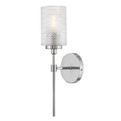 Lark Mabel Medium 1-Light Wall Torchier in Chrome