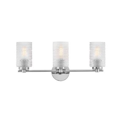 Lark Mabel Medium 3-Light Vanity in Chrome