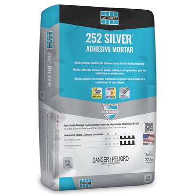 Laticrete 252 Silver Norway - 50 lb in Grey