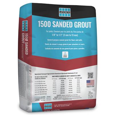 LATICRETE 1500 Sanded Grout - 25lb/11.3kg in Antique White