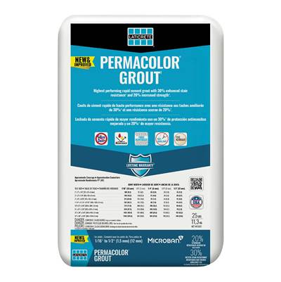 Laticrete Permacolor Unsanded Grout - 25 Lb/11.3 kg in Antique White