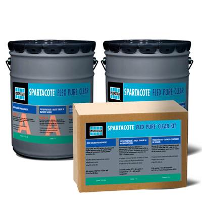 Laticrete Spartacote Floor Protector - FLEX Puree - 2 GAL - A + B Kit in Clear