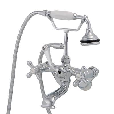 Maidstone Tub Wall Mount English Telephone Faucet - Classic Spout - 7.02 GPM in Chrome