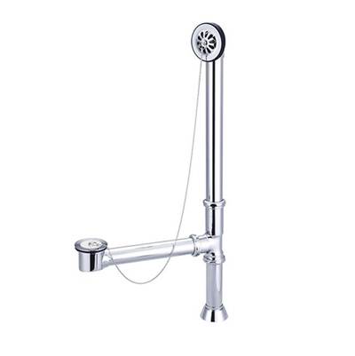 Maidstone Chain & Stopper Clawfoot Bathtub Drain in Chrome