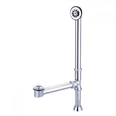 Maidstone Lift & Turn Clawfoot Bathtub Drain in Chrome