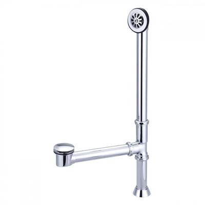 Maidstone Toe Tapper Pop-Up Clawfoot Bathtub Drain in Chrome
