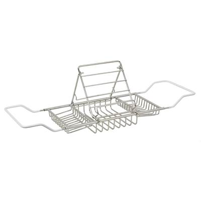 Maidstone Tub Caddy with Reading Rack in Chrome