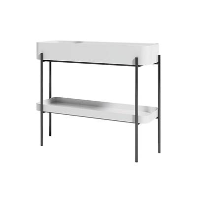 Maidstone 40" Console Sink in Matte Black