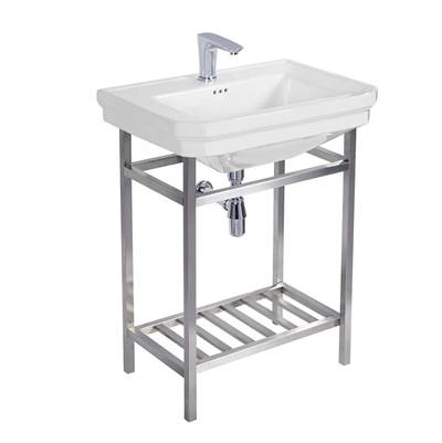 Maidstone 27" Console Lavatory Sink in Chrome