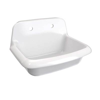 Maidstone Ceramic Wall Mount Utility Sink in White