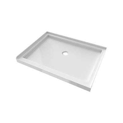 Maidstone Acrylic Shower Base - 48" x 36" - Center Drain in White