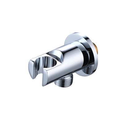 Maidstone Build Your Own Shower Faucet Hand Shower Holder - Wall Mount - Round in Chrome