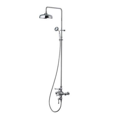 Maidstone Exposed Bathroom Shower Set with Handshower in Brushed Brass