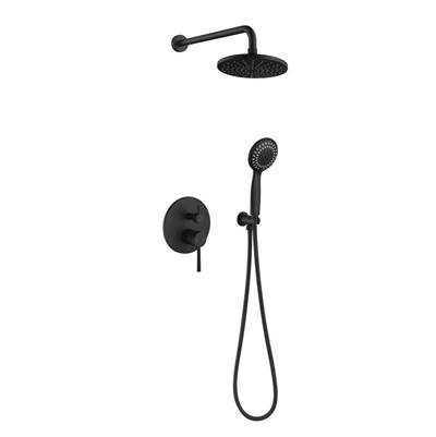 Maidstone Wall Mount Bathroom Shower System in Brushed Nickel