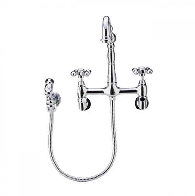 Maidstone Audrey Wall Mount Kitchen Faucet in Chrome