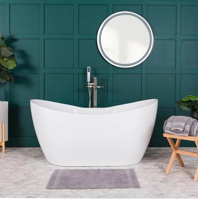 Maidstone Wexler Acrylic Contemporary Mounting Kit in Chrome