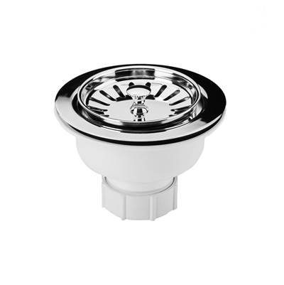 Maidstone Kitchen Sink Basket Strainer - 3-1/2'' in Supercoated Brass