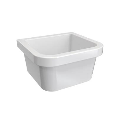Maidstone Porcelain Wall Mount Utility Sink - 24" in White