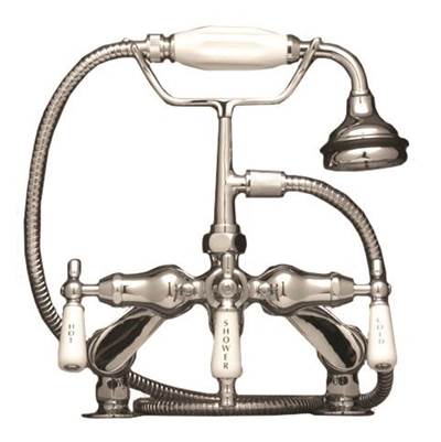Maidstone English Telephone Tub Filler - Down Spout in Chrome