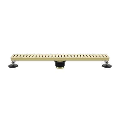 Maidstone Linear Shower Drain CLI - 24" in Brushed Brass