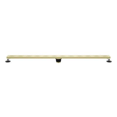 Maidstone Linear Shower Drain ELW - 48" in Brushed Brass
